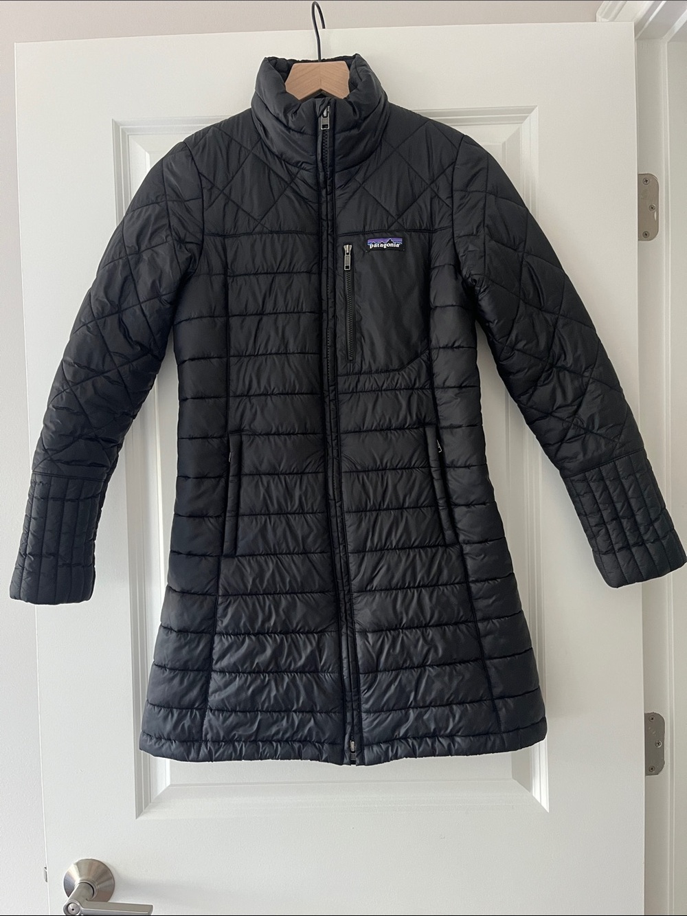 Patagonia Women’s Black Quilted Down Coat